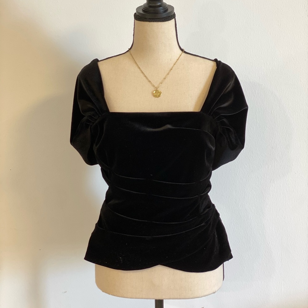 Velvet blouse